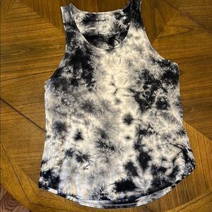 American Eagle Outfitters Black and White Sleeveless Tank Top